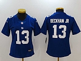 Women Limited Nike New York Giants #13 Odell Beckham Jr Blue Vapor Untouchable Jersey,baseball caps,new era cap wholesale,wholesale hats